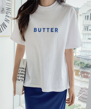 BUTTER 버터 반팔 티셔츠